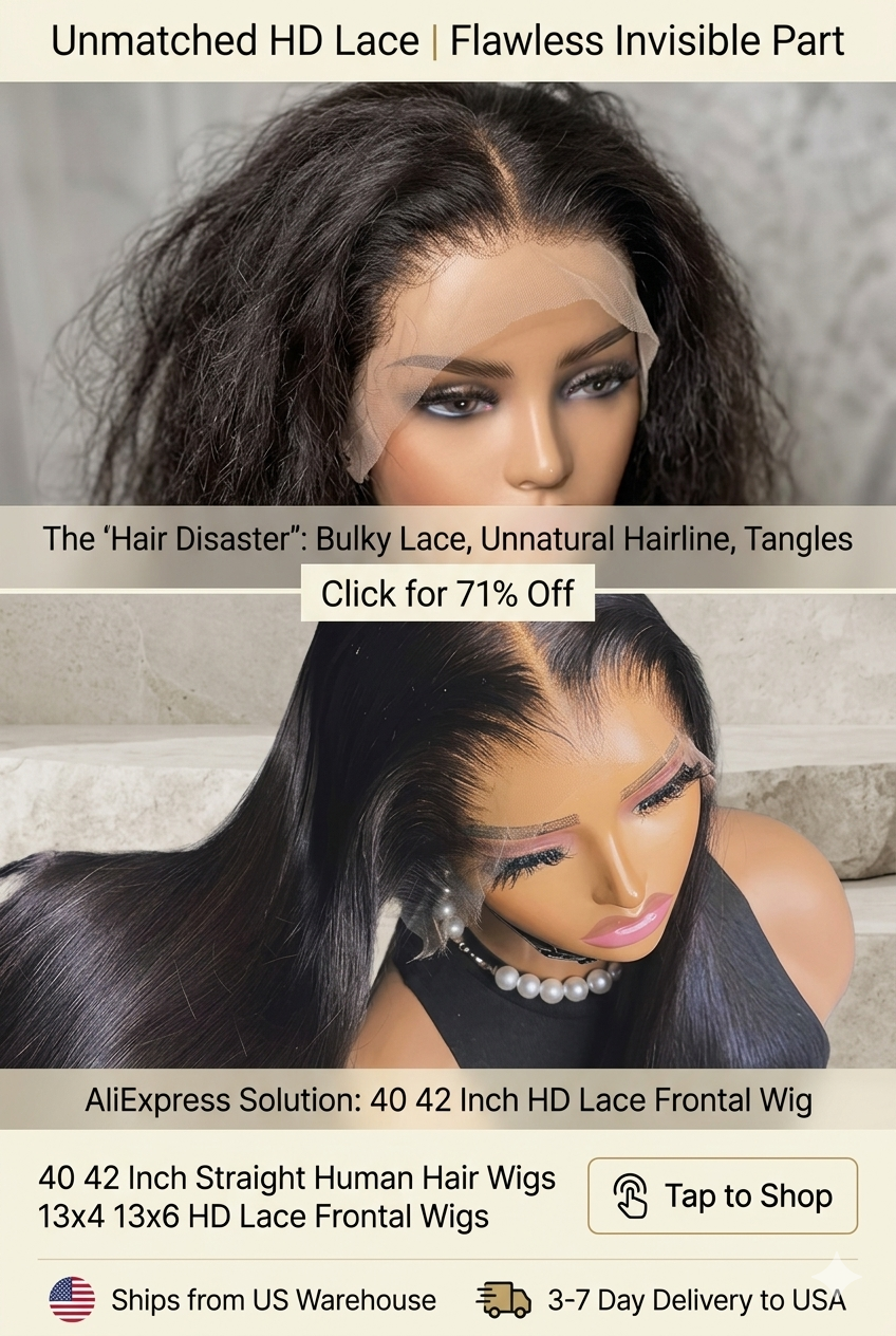 image_ac5c044e Sleek long black bone straight lace front human hair frontal wig on a mannequin.