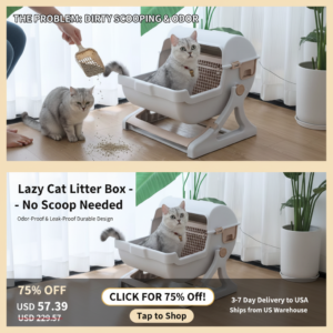 A high-end semi-enclosed rectangular sifting cat litter box machine resting on an integrated tipping frame with its removable grid exposed.